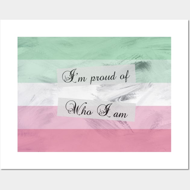 Abrosexual pride ! Wall Art by Caliel